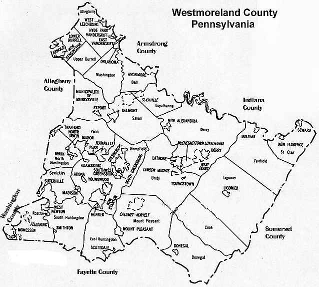 somerset county pa township map